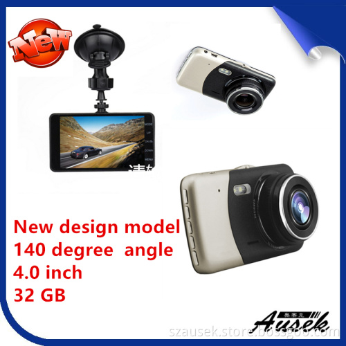 4.0 inch Full HD Dash Camera Registrator 1920x1080 Night Vision Video Cam Dual Lens Cycle Recording Mini Car DVR Max. 32G